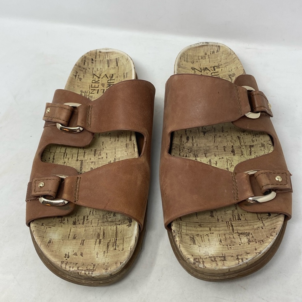 Naturalizer Women Madigan Leather Slide Adjustable Sandal
